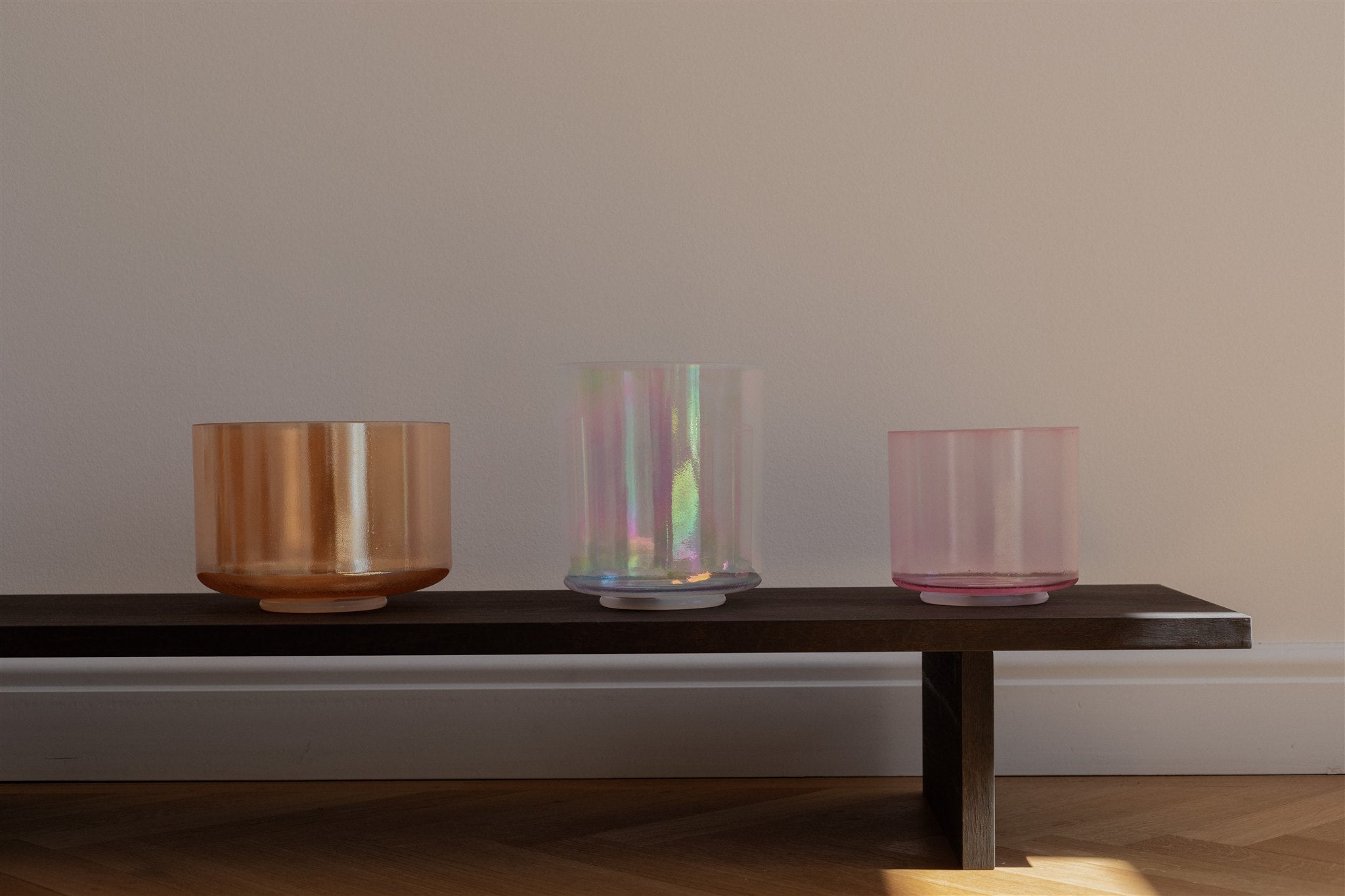 7" A#-50 Pink Aura Gold Bowl