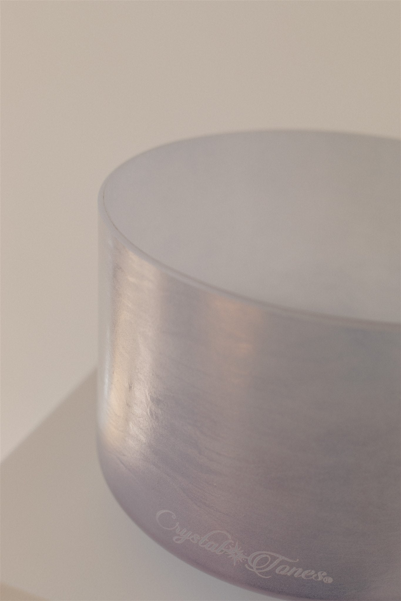 9" D#-10 Dead Sea Salt, Violet Aura Gold Bowl
