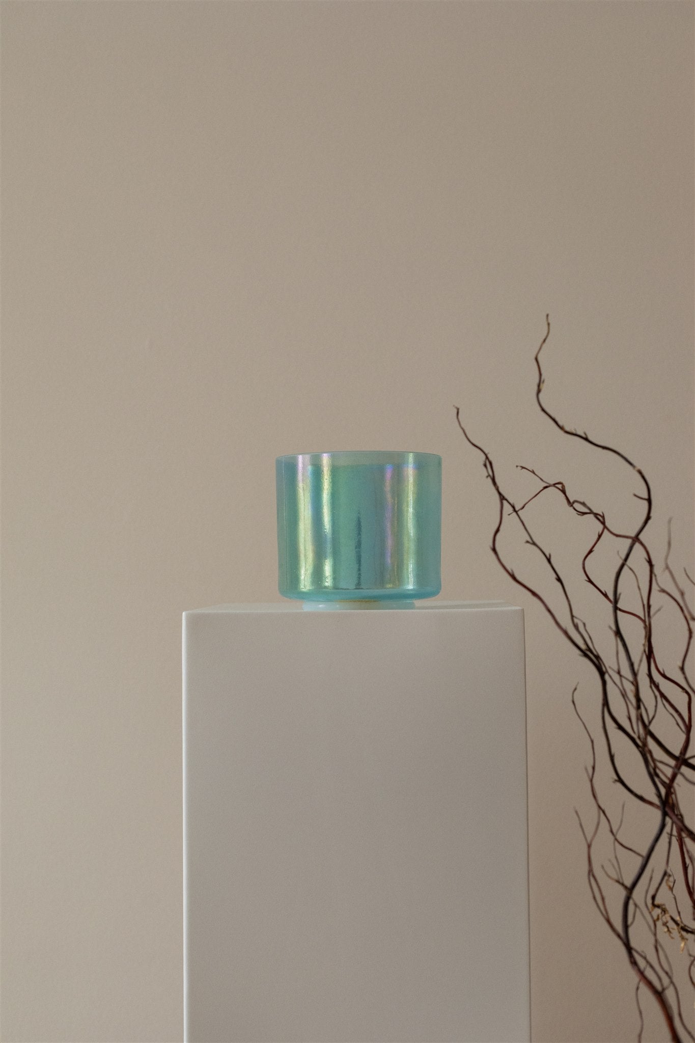 6" D#0 Tesseract Salt, Aqua Aura Gold